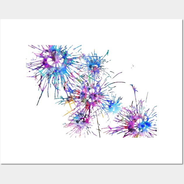 Human brain cells Wall Art by RosaliArt